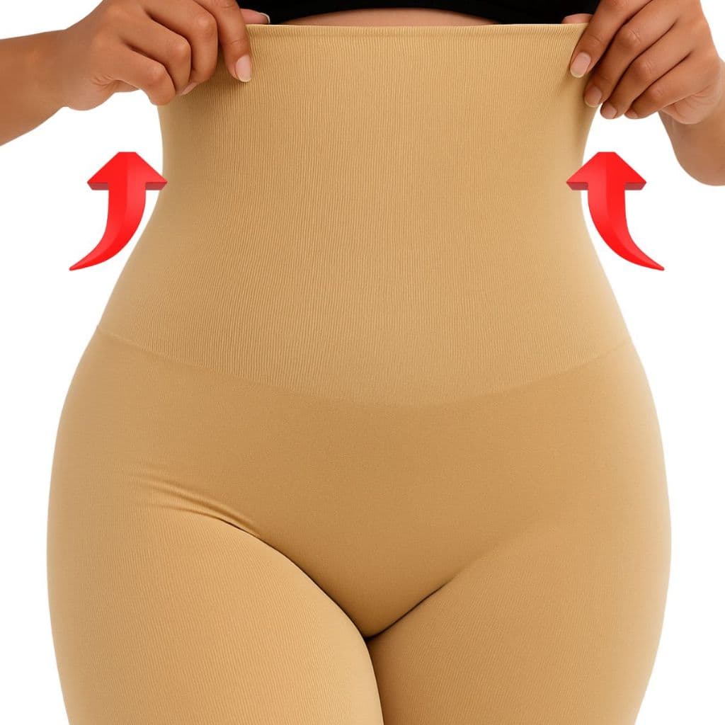 KIT 2 BERMUDA CINTA MODELADOR ORIGINAL Alta Compressão Não Enrola - Zero Transparência - Empina Bumbum ALTA RESISTÊNCIA