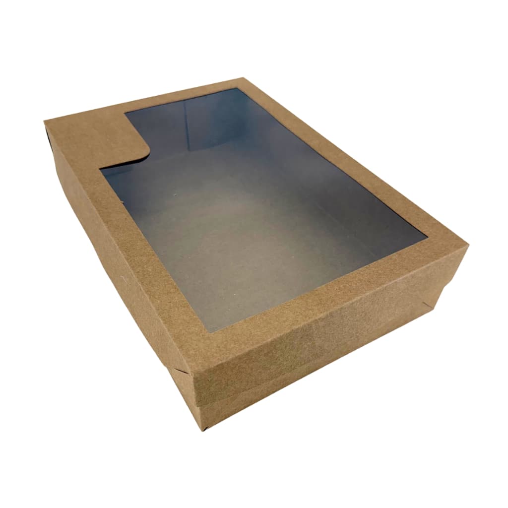 10 Caixas Retangular, Com Visor, Para Presentes - 31x21x7cm