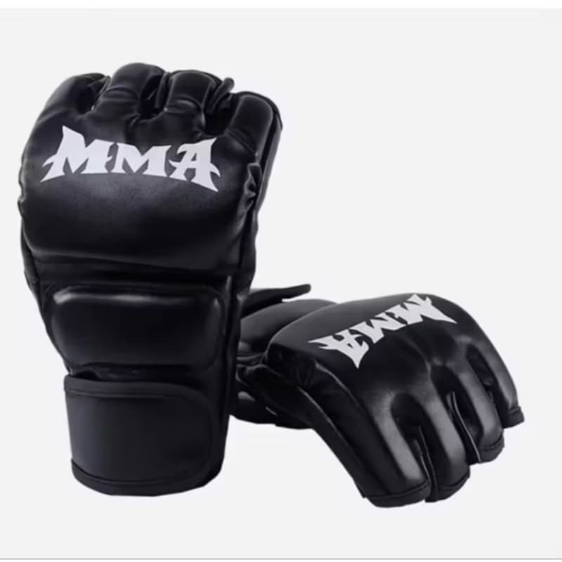 Luva MMA Profissional Unissex - Muay Thai / Boxe - Preta
