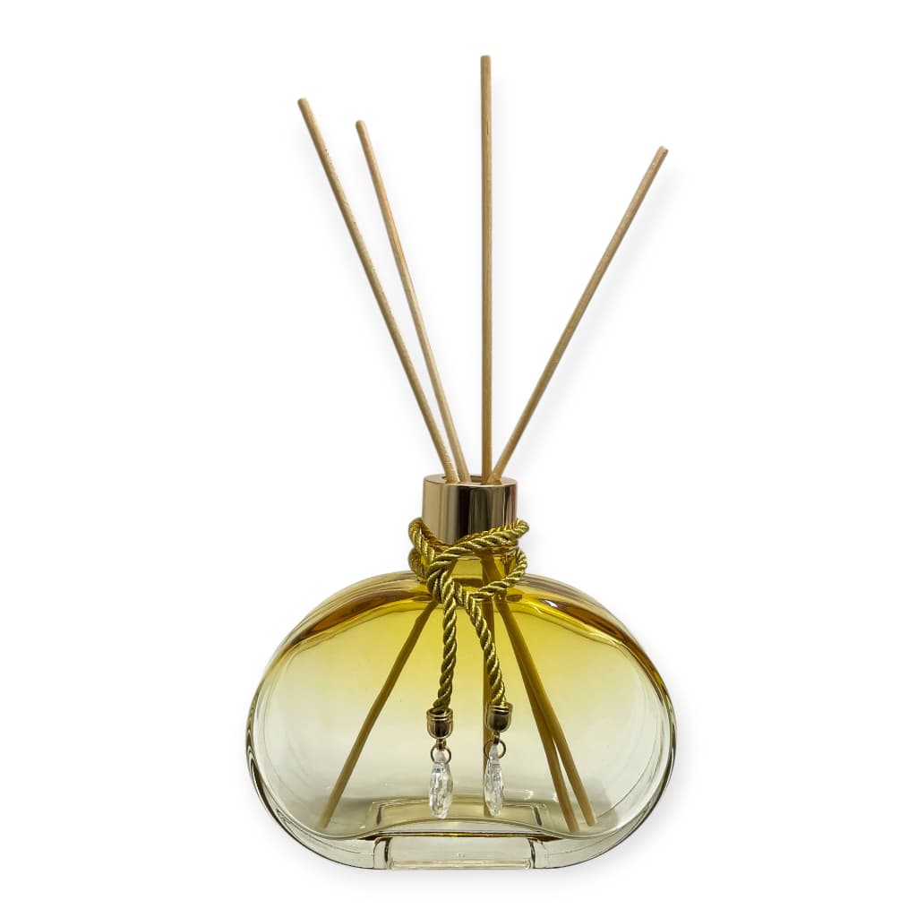 Kit de 1 Frasco Vidro Aromatizador Ambiente Difusor Jolie Âmbar Degradê 300ml