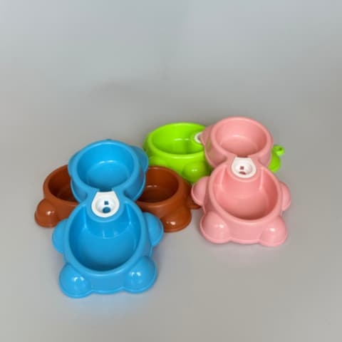 Comedouro e Dispensador de Água Duplo