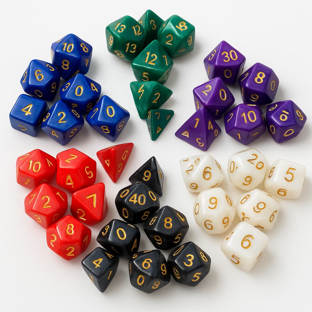 Kit De Dados RPG 7 dados D&D