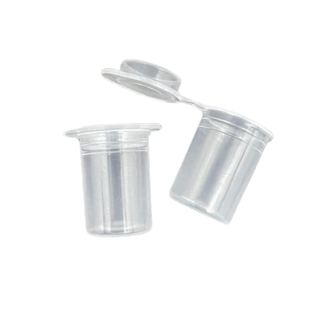 Microtubo Pote Fundo Chato 3,0ml Incolor 100 Unidades