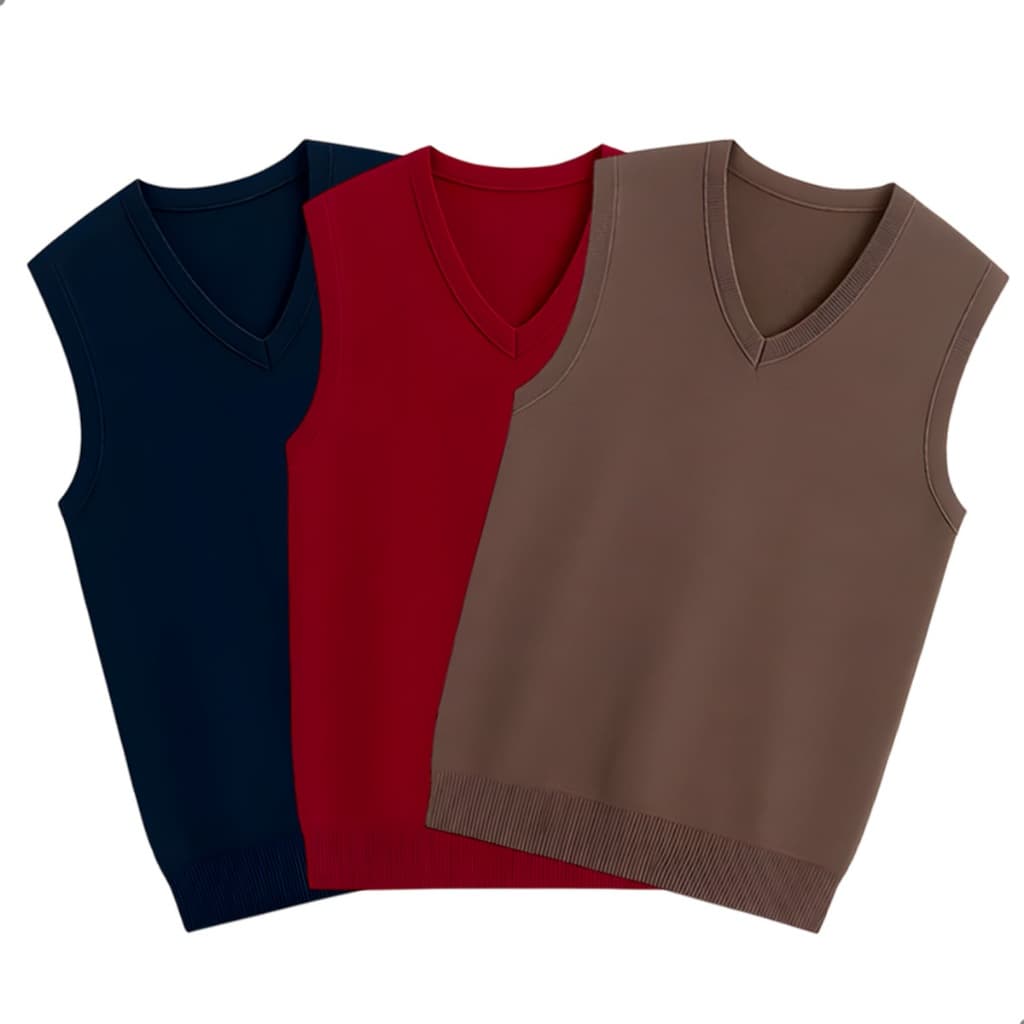 Colete Tricot Masculino Social Inverno Lã Quente Elegante Casual P M G GG Cores Variadas Roupa Clássica Look Moderno