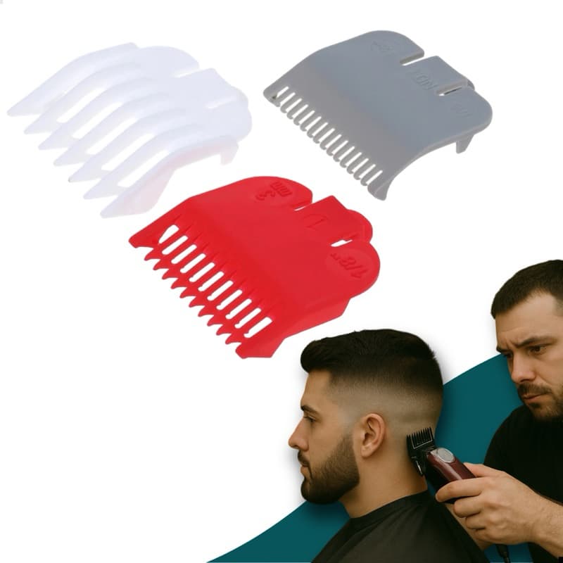 Pente De Disfarce Degradê Máquina  0.5, 1, 1.5 universal compatível com maquinas de barbearia