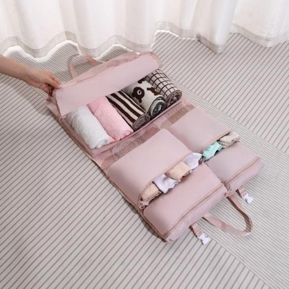 Bolsa de armazenamento de viagem sete em um, mala de organização, roupas, roupas íntimas, bolsa de armazenamento luna