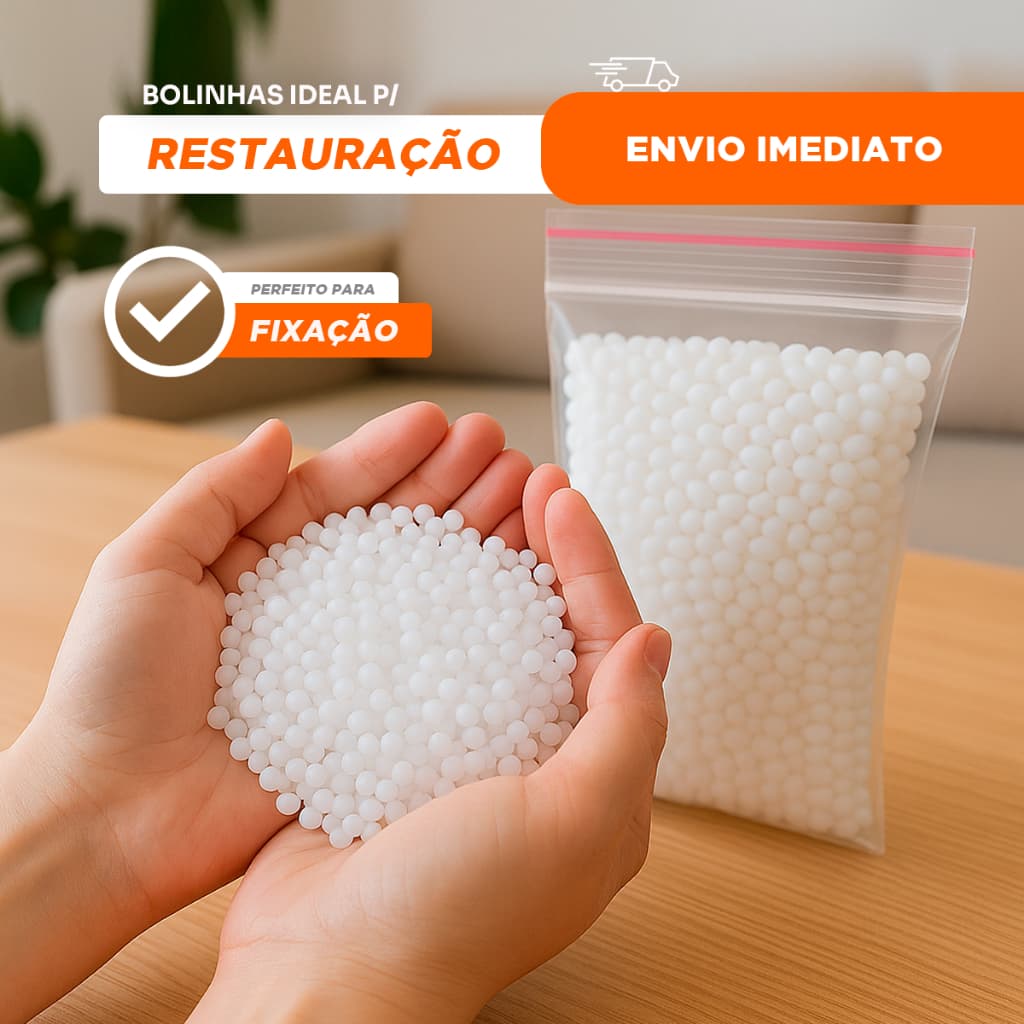 Bolinhas Moldáveis Para Fixação e Preenchimento de Espaços Tampa Buraco e Reparos Gerais