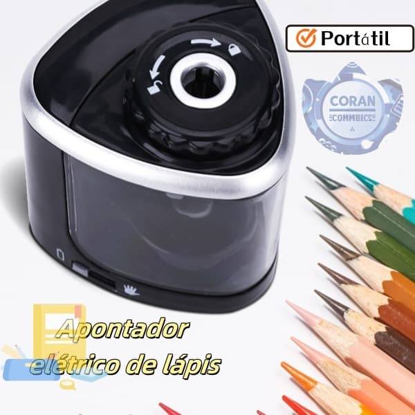 Apontador De Lápis Elétrico Automático-Design De Mesa Para De 6-8 Mm-Perfeito Estudantes E Uso Em Escritório