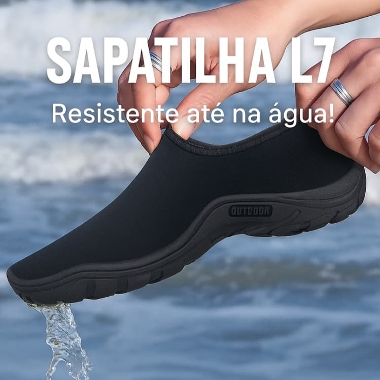 Sapatilha Aquática Nautica Unissex Neoprene Hibrida Ciclista Cachoeira Pesca Secagem Rapida Sola Top