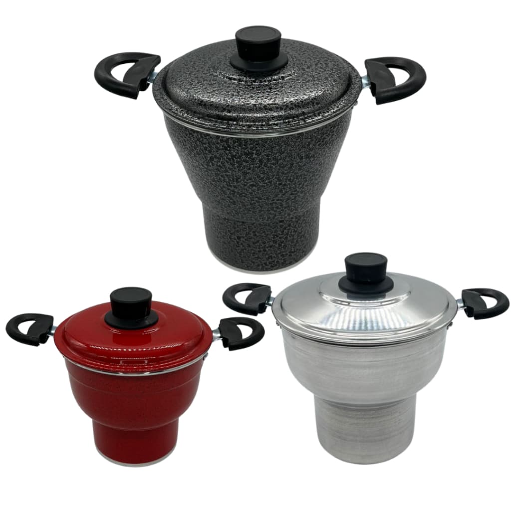 CUSCUZEIRA NORDESTINA N°12 14 16 18 ALUMINIO REFORÇADO