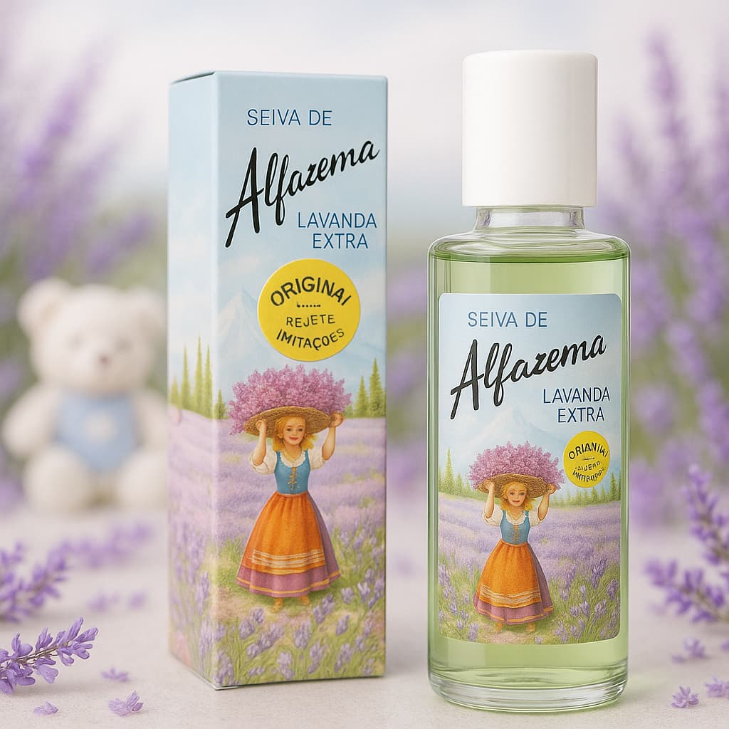 Colônia Seiva de Alfazema Lavanda ORIGINAL 118ml – Uso Diário em Bebês, Pós-Banho, Roupas e Lençóis