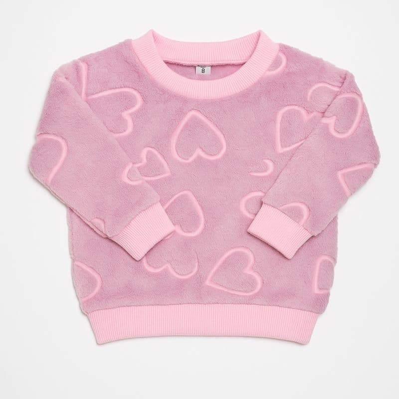 Blusa de Soft Fleece Infantil Peluciado Quentinho de Inverno MENINA Sortido