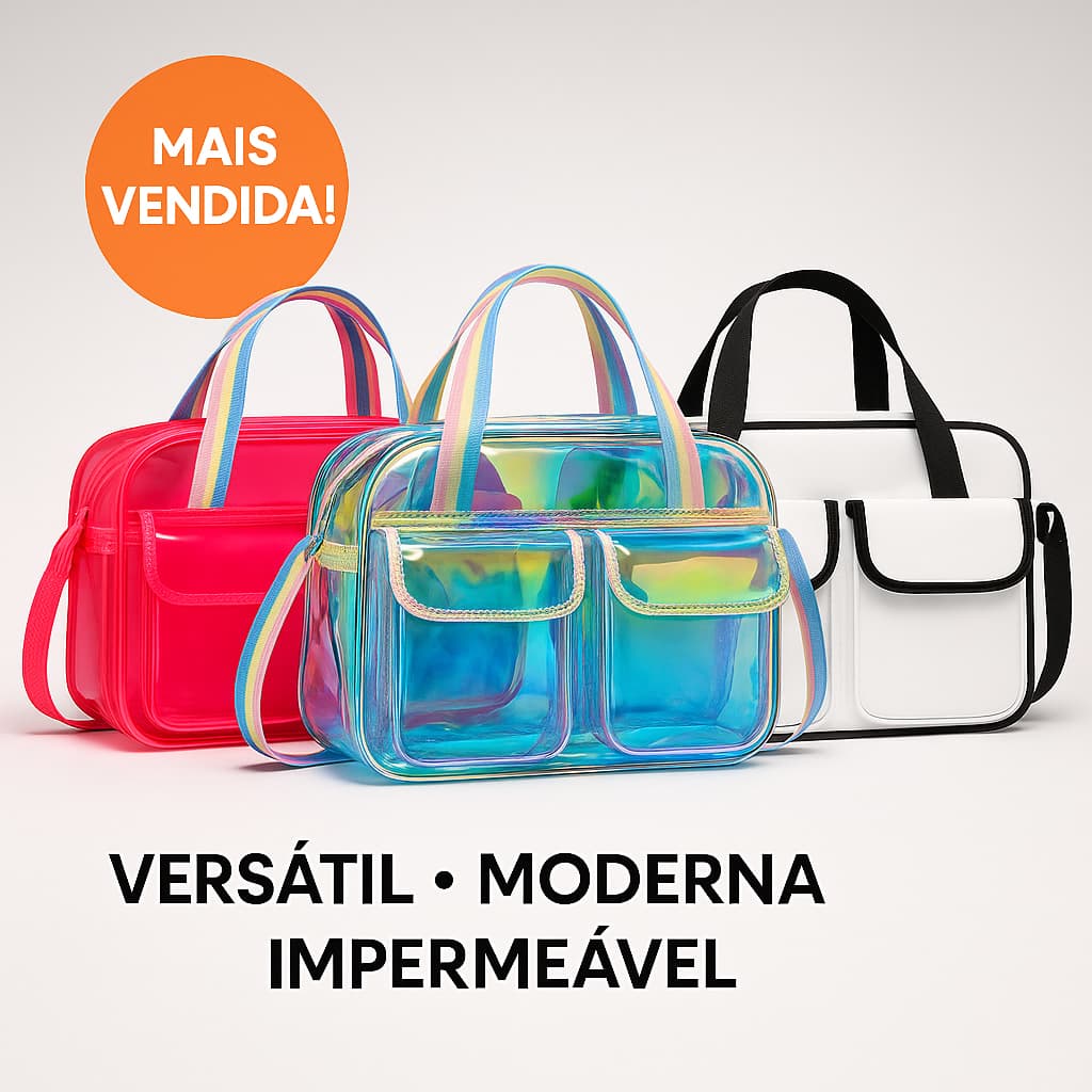 Bolsa Estilo Premium | Versátil para Academia, Viagem ou Mamãe Moderna | May Bags Original
