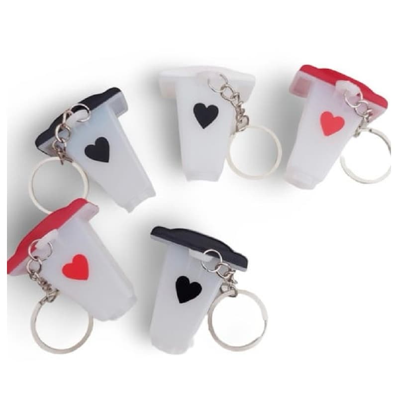 monóculo personalizado chaveiro promovida titia padrinho papai cha revelação lembranças