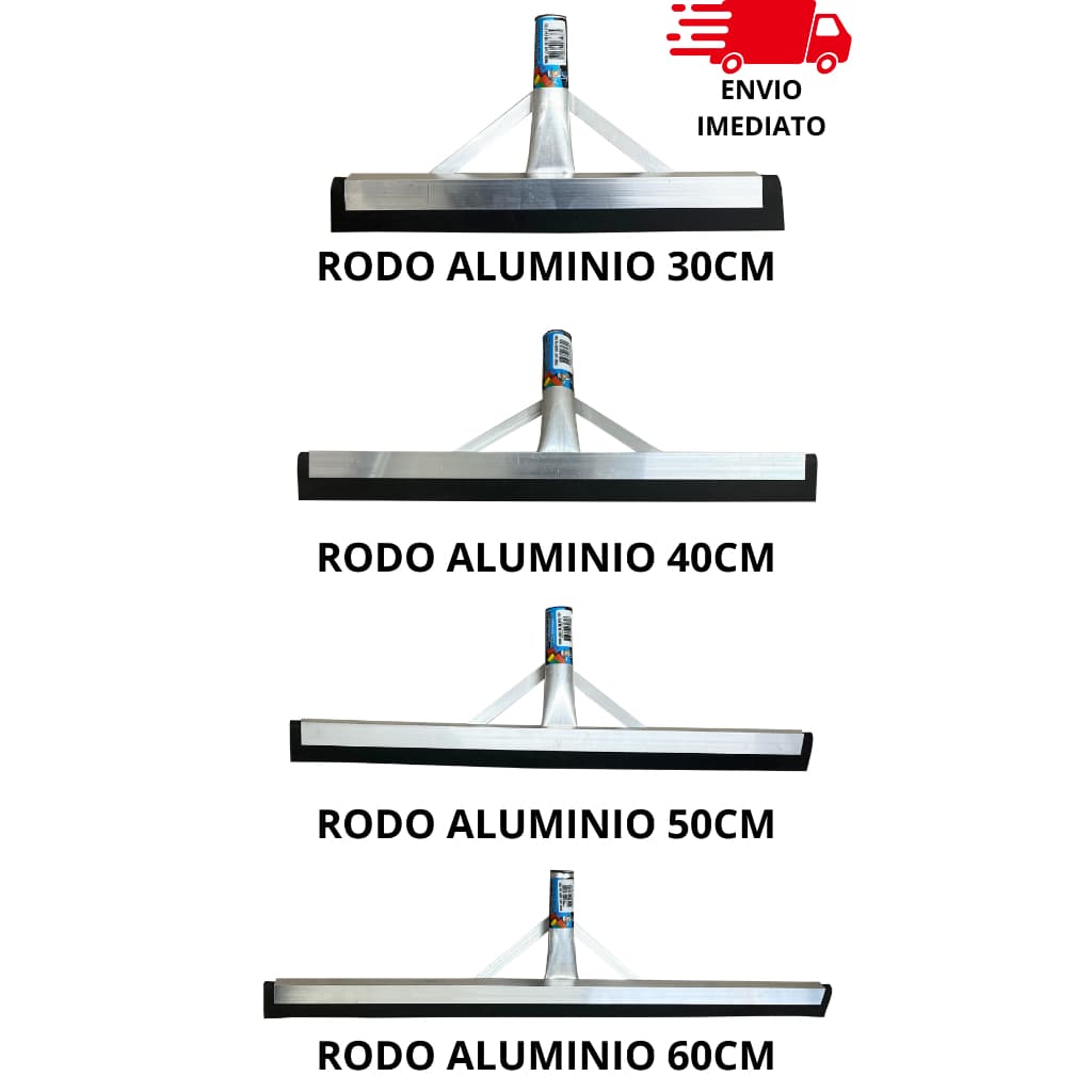 Rodo Alumínio Leve E.V.A Borracha Reforçada Sem Cabo