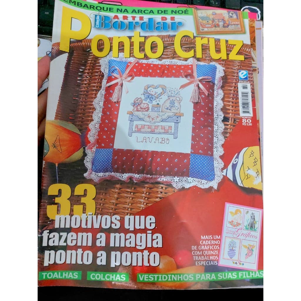 Revista Ponto Cruz Arte de bordar