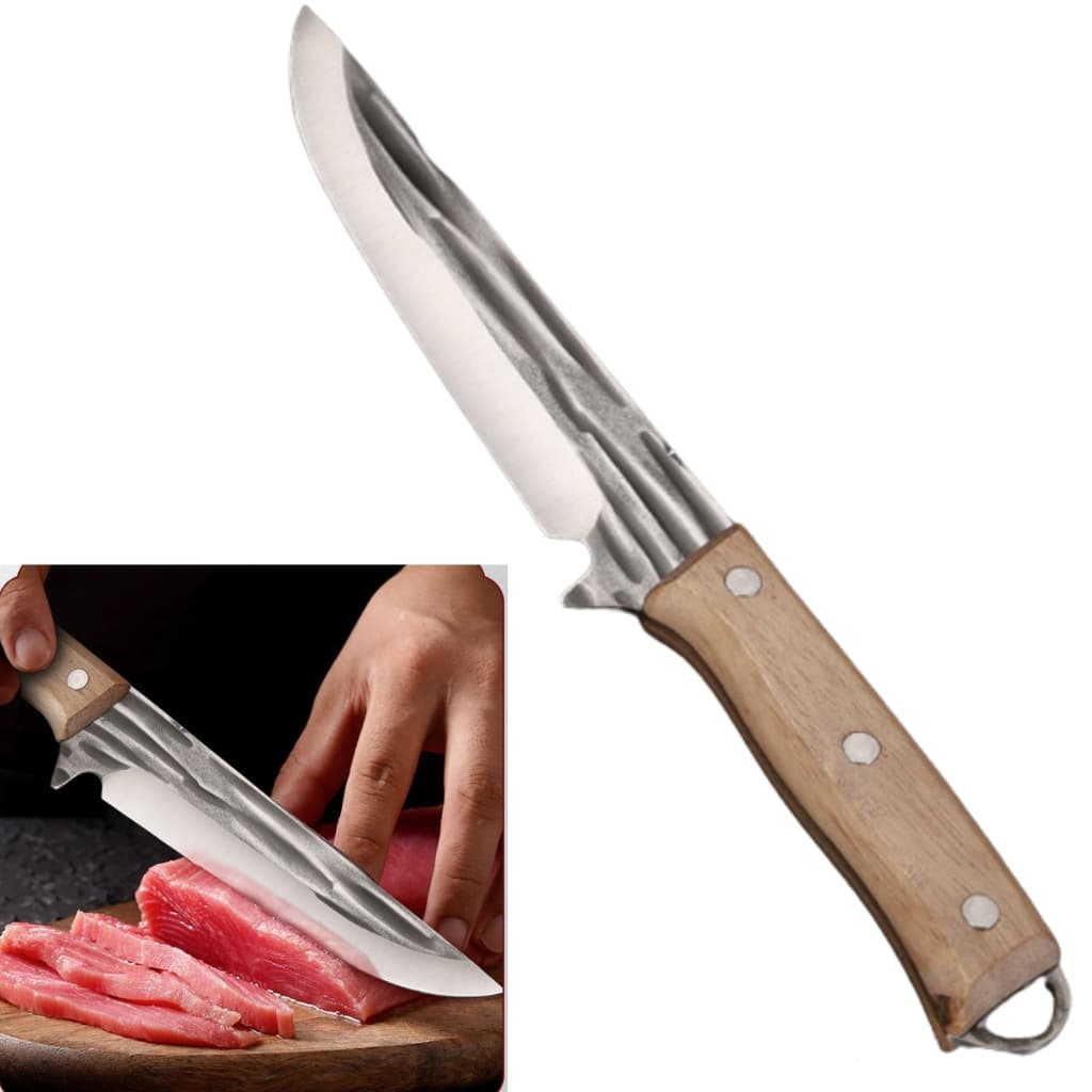 Faca Artesanal Cozinha Churrasco Desossa Peixe Afiada 28,3cm
