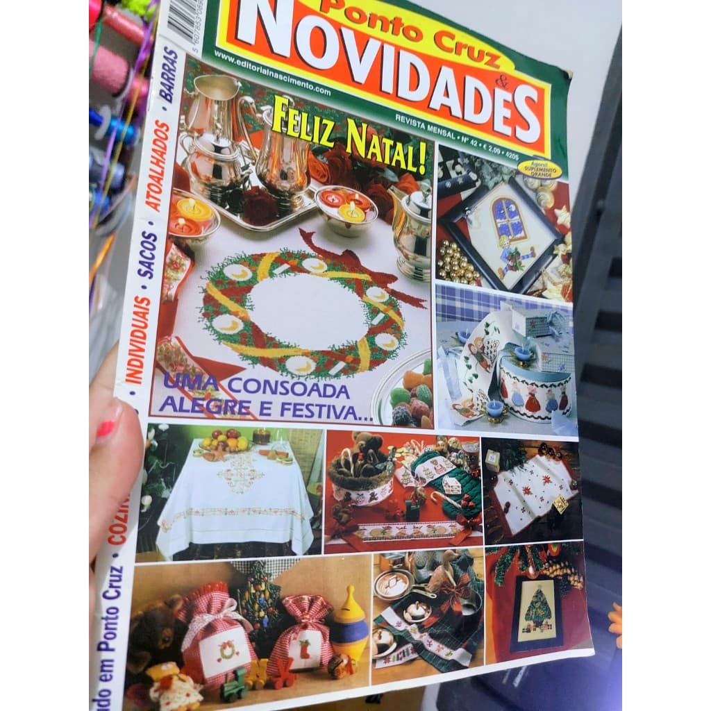 Revista ponto cruz natal