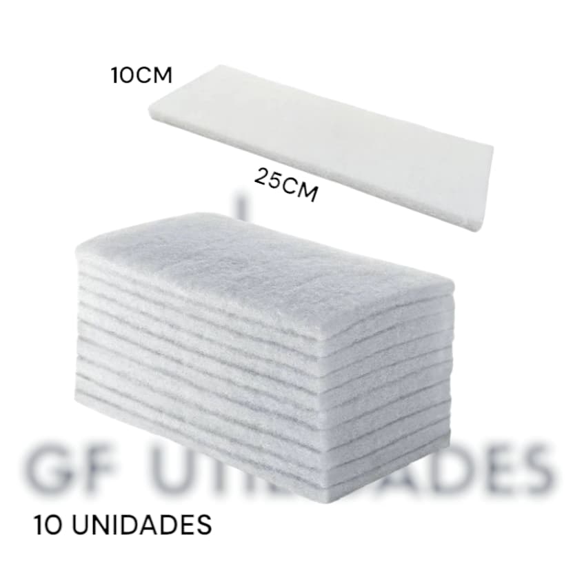 FIBRA DE LIMPEZA USO LEVE - 10 UNIDADES