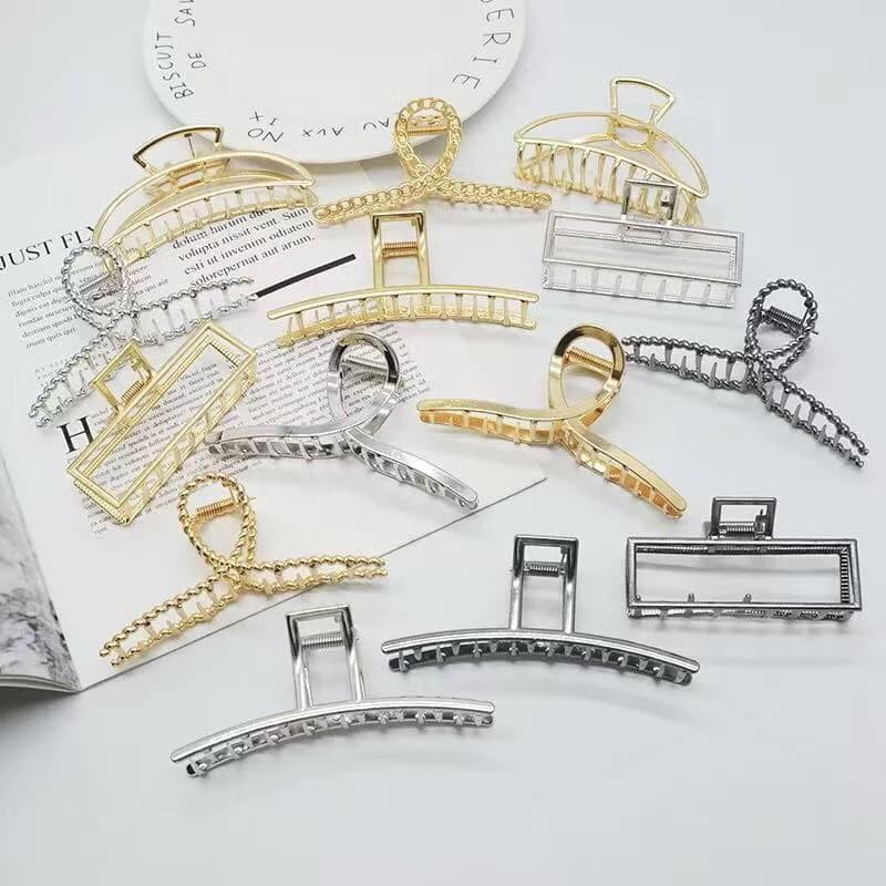 KIT 2 peças Piranhas Dourada e Prata Prendedor de metal.