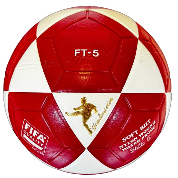 Bola Oficial De Futevôlei e Altinha FT-5 Vermelho/Branco MKS (ATACADO)