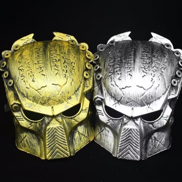 Máscara Predador Plástico Cosplay Festa Fantasia Hallowen