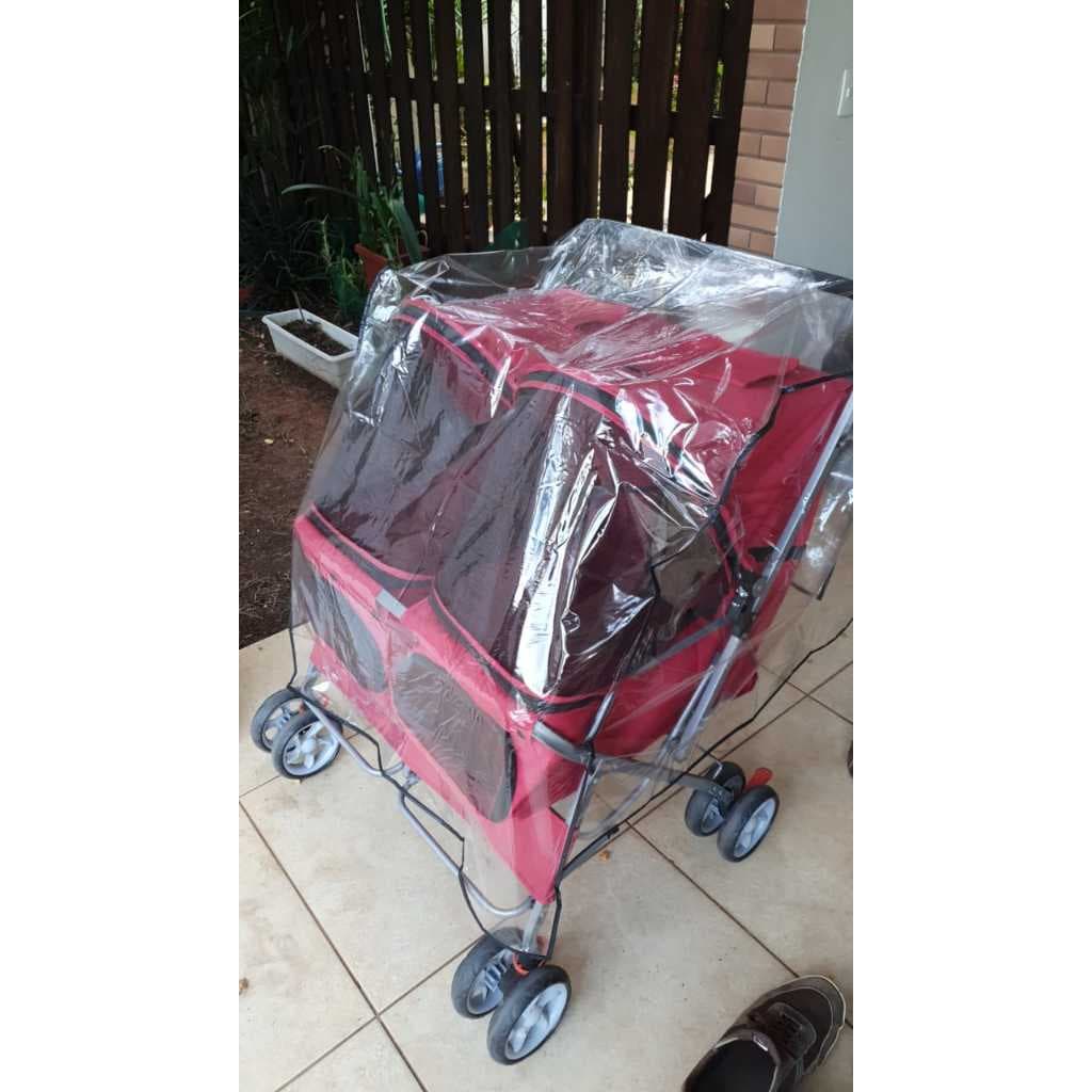 capa de chuva para carrinho gemeos