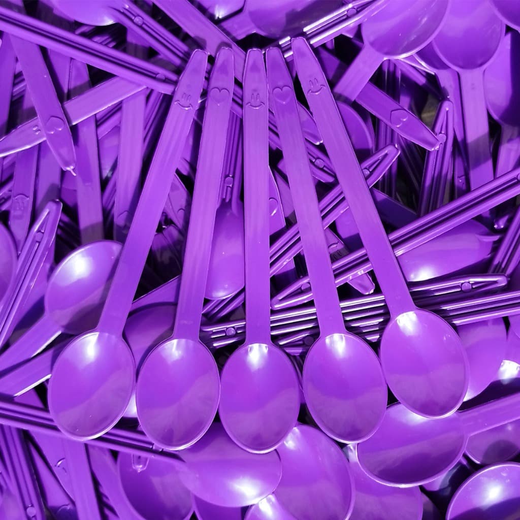 2.000 Unid. colher açaí sorvete bolo sobremesa colherzinha descartável plástico reforçada