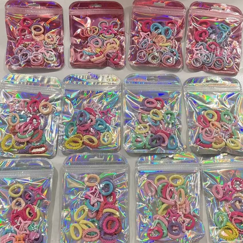 Elástico Kit 120/240 Unidades Xuxinha Rabicó de Cabelo Pequeno Colorido/novo