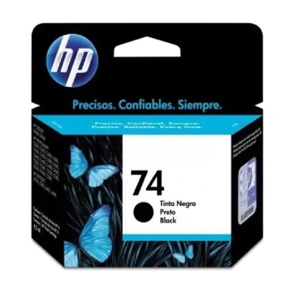 Cartucho de Tinta HP 74 CB335WB Preto Photosmart C4480 C4280 C5280 Original 4,5ml