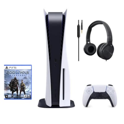 Playstation 5 - Um Controle - 1 Jogo Aleatório + Headset brinde  - SEMI NOVO