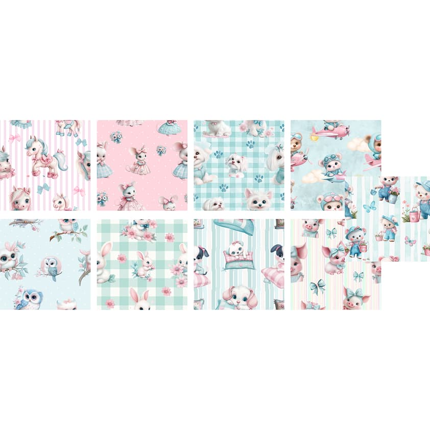 Tecido Tricoline Digital 100% Algodão - Estampas Infantis