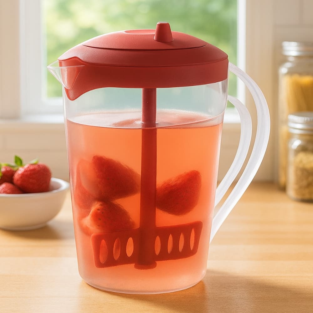 Jarra de Suco com Misturador Acoplado 2 Litros Mix Cores