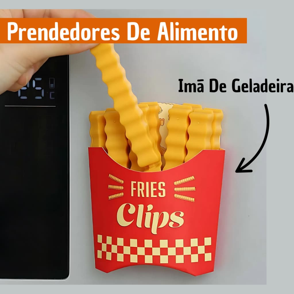 12 pregadores Seladoras Batatas Fritas À Prova De Umidade 12 Clipes De Vedação De Conservação Fresca Ímã