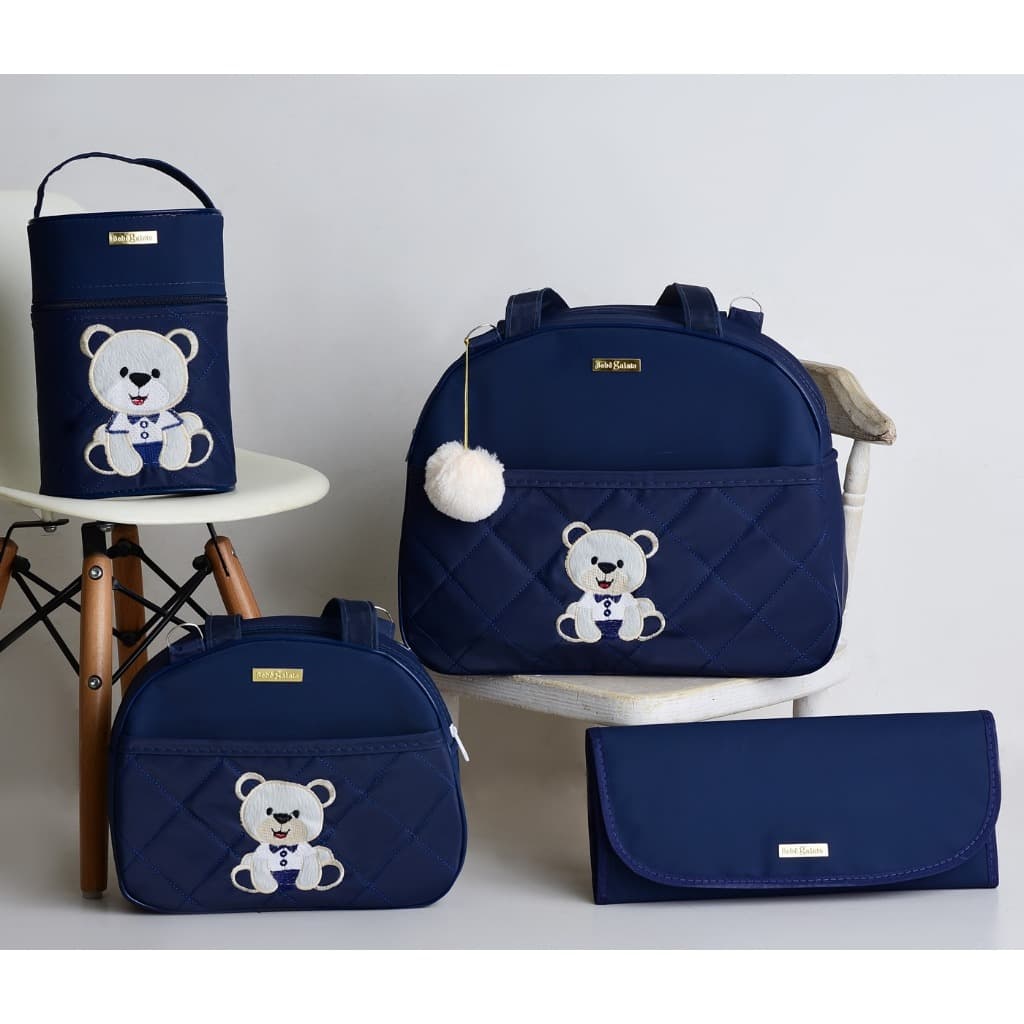 Bolsas de Maternidade Ursinho Feliz Para Bebê