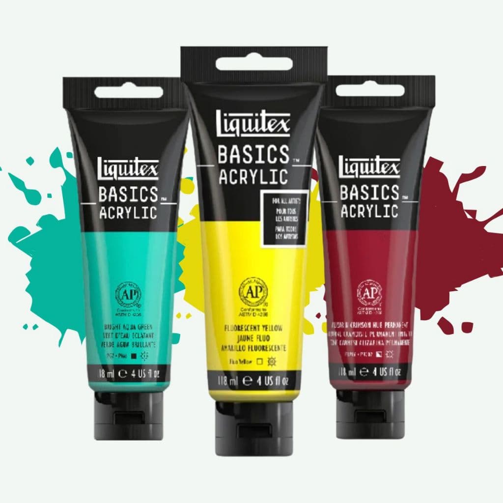 Tinta Acrílica Liquitex Basics 118ml para Pintura em Tela, Artesanato e Técnicas Artísticas