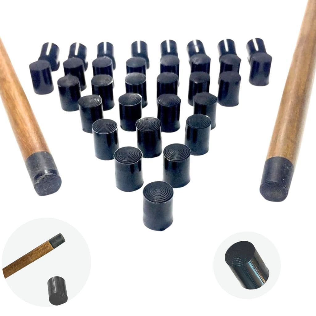 50 unidades de Ponteiras Para Taco Bilhar Sinuca Snooker - Virolas Rista