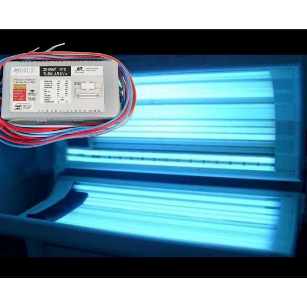 REATOR  ELETRONICO 2X100W UV LAMPADA