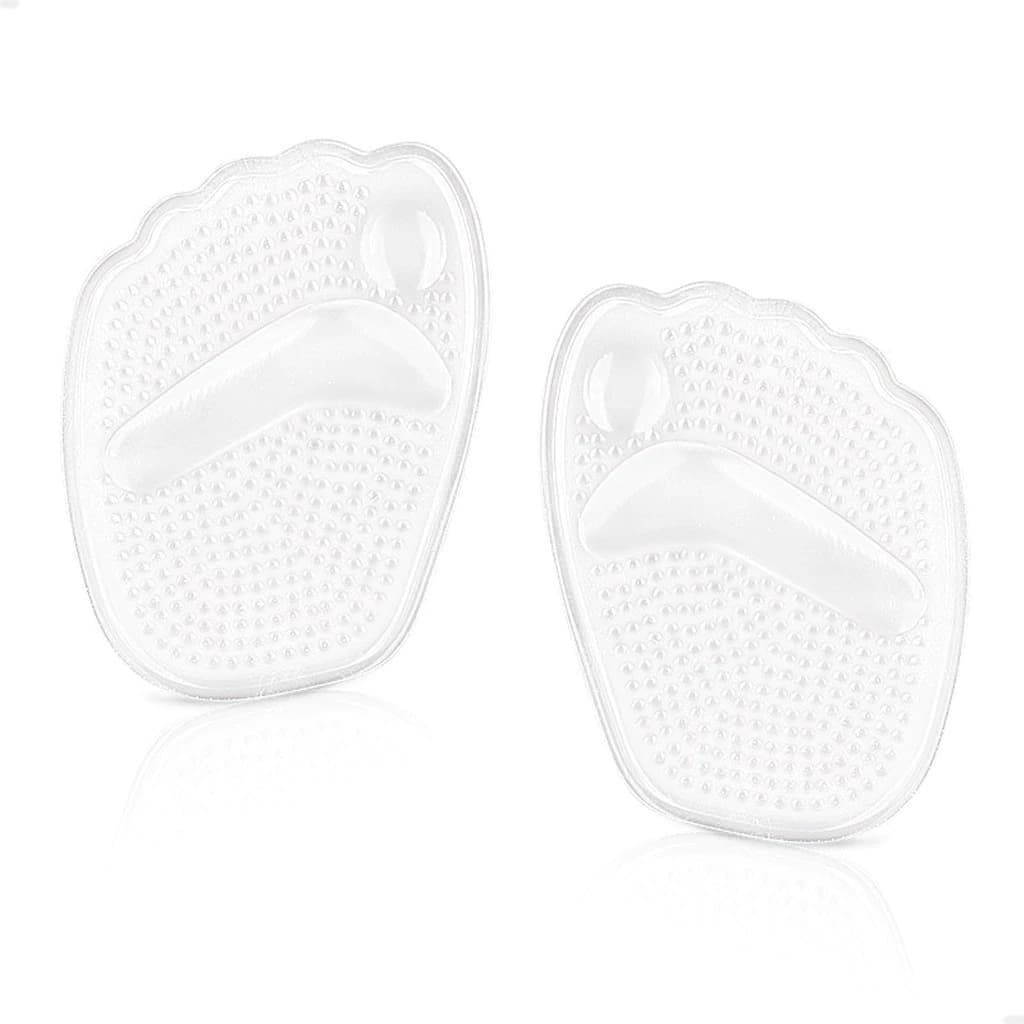 Palmilha de Gel Silicone Anatômica para Salto Alto – Antiderrapante, Ortopédica, Fascite Plantar