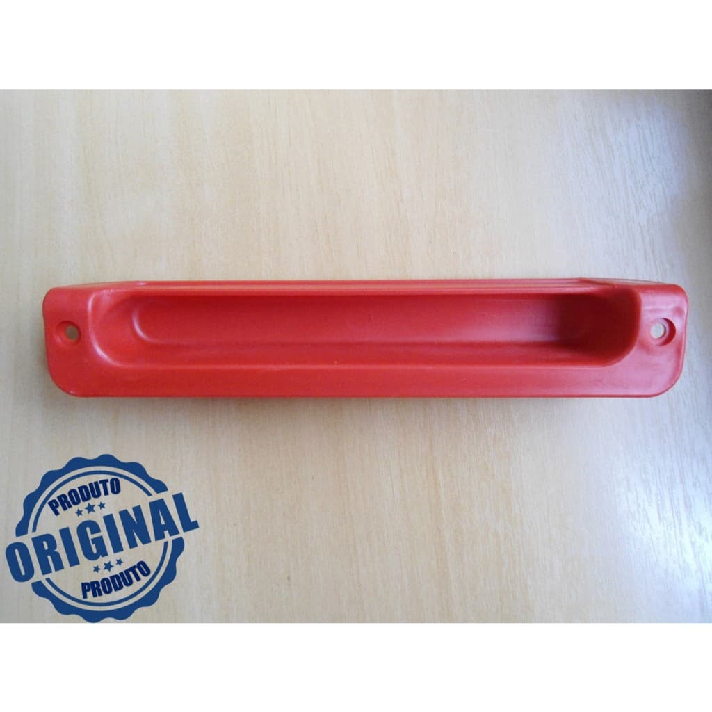 Puxador Vertical Refrimate Vermelho Original 18 cm