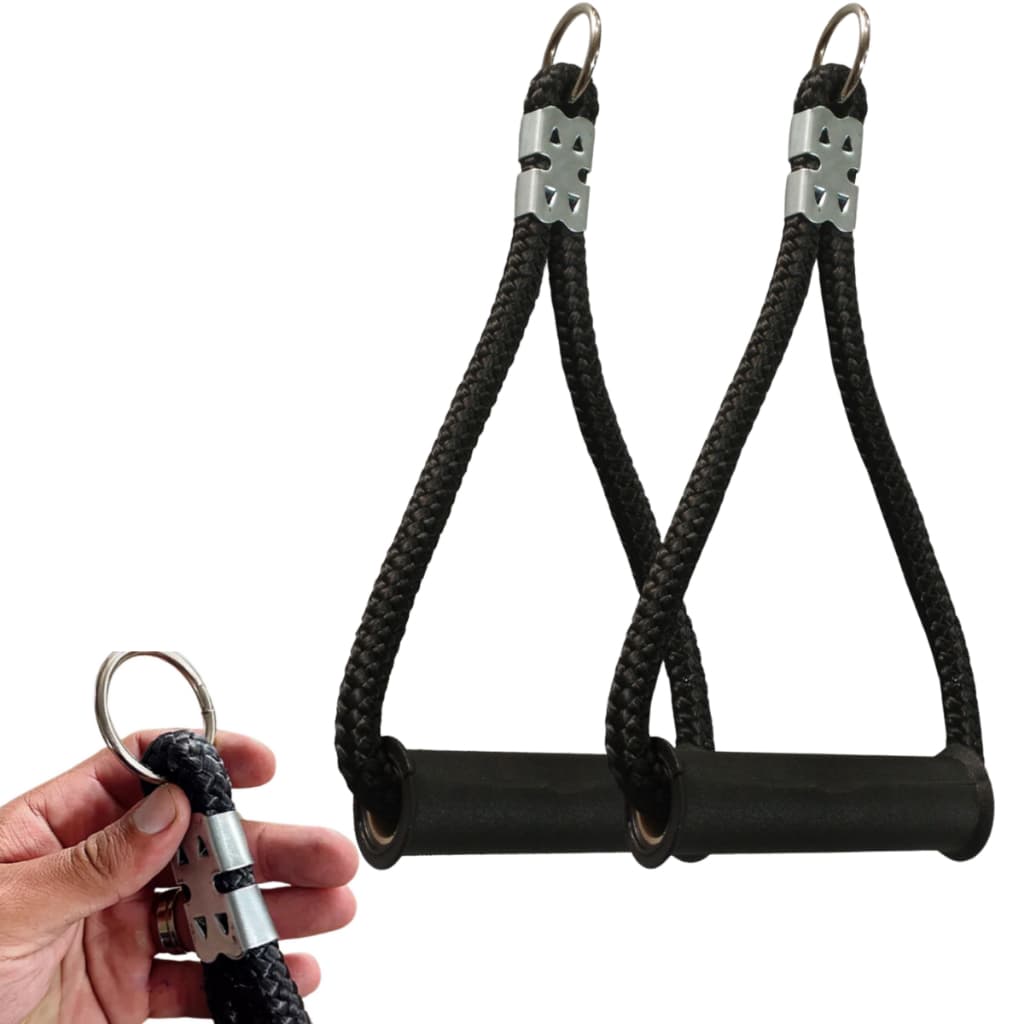 Puxador Crossover Estribo Fechado Corda Manopla 2 Unidades