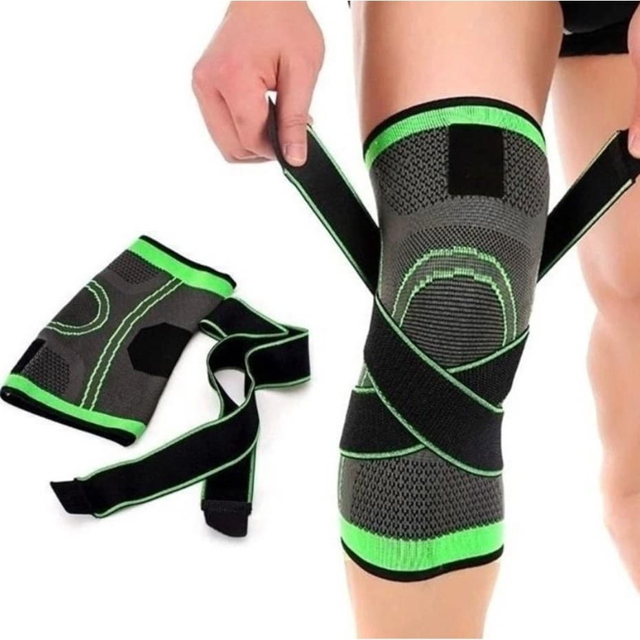 KIT 1/2 Joelheiras De Compressão Estabilizadora Tensor Alívio De Dor No Joelho 360°