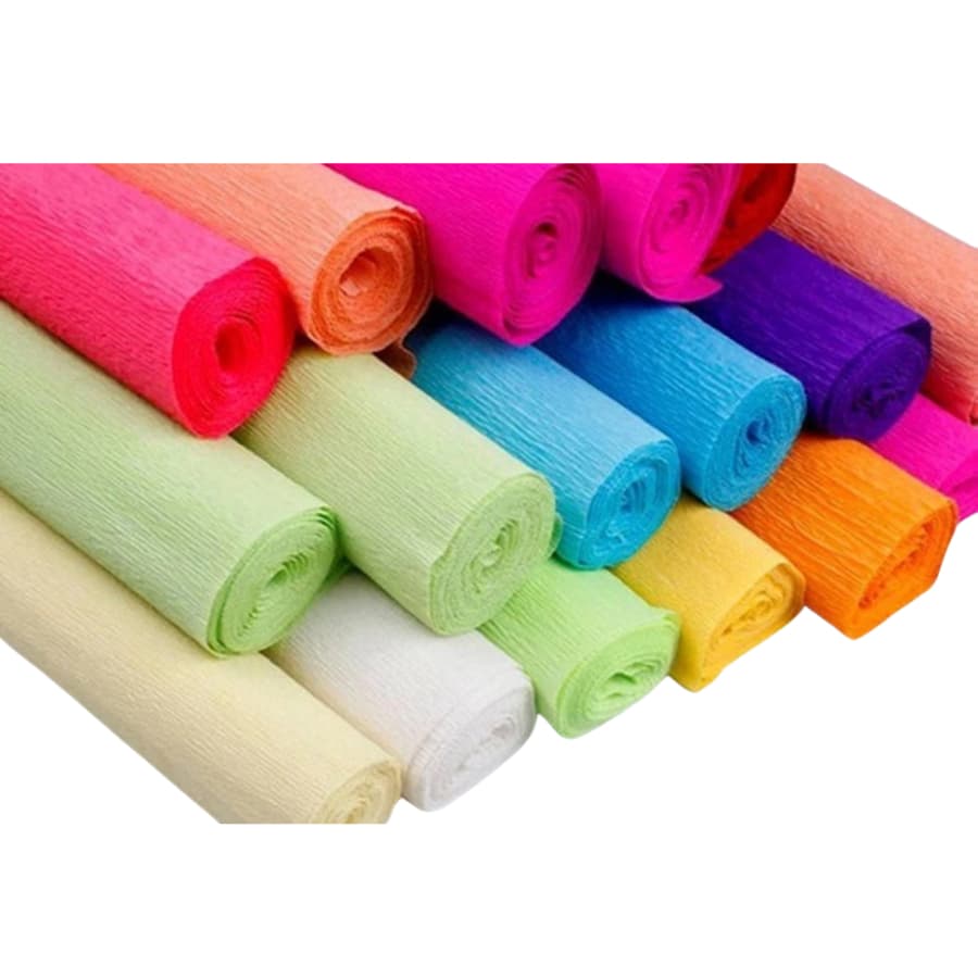 Papel Crepom Italiano Cartotecnica Rossi 50 cm X 1,5 Mts - 90 gramas Unidade