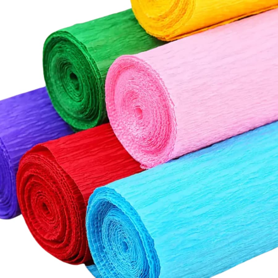 Papel Crepom Italiano Cartotecnica Rossi 50cm x 1,5m - 90 gramas  - Unidade - ARPEPEL