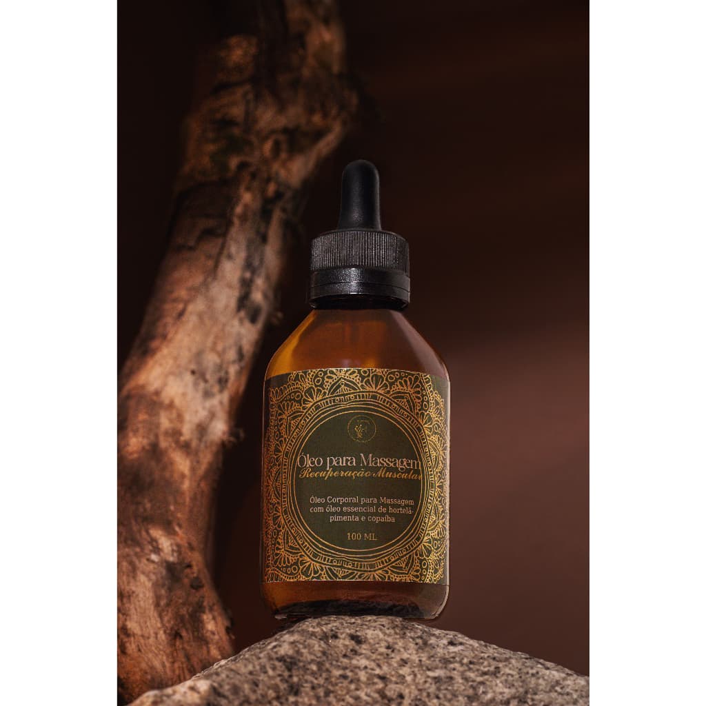 Óleo para Massagem Corporal Anti-Inflamatório para Dor Muscular Recuperação Relaxante com Aromaterapia Alta Qualidade