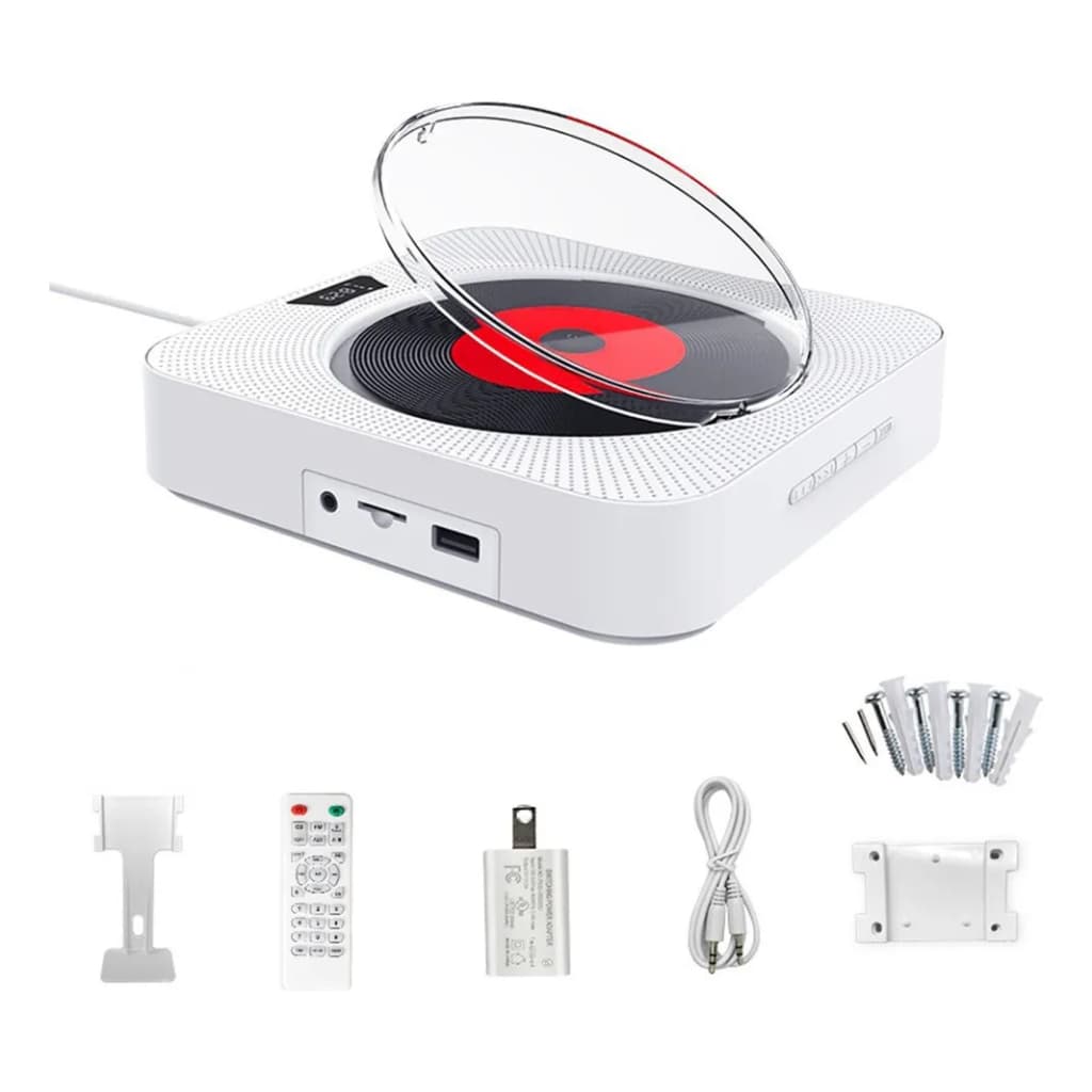 Cd Pendurado Na Parede Portátil Com Bluetooth / Fm 220v