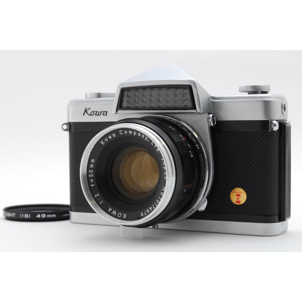 Câmera de filme Kowa modelo E 35mm quase perfeita, fotômetro, funciona do Japão NEAR MINT Kowa Model E 35mm Film Camera Light Meter WORKS from Japan