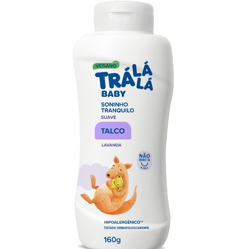 Talco Trá Lá Lá Baby Suave 160g