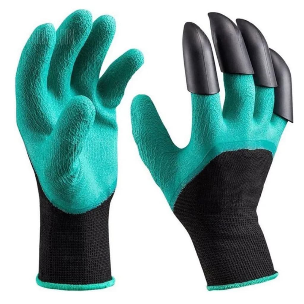 Luva Jardinagem Ferramenta P/ Jardim Protege Cava E Planta Protective Digging Gloves For Gardening