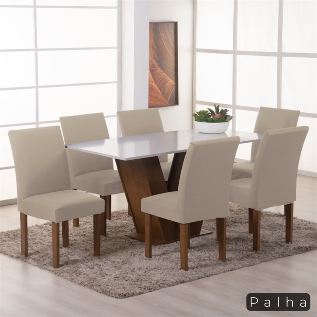 4 Capas para Proteger Cadeiras Jantar com estofado